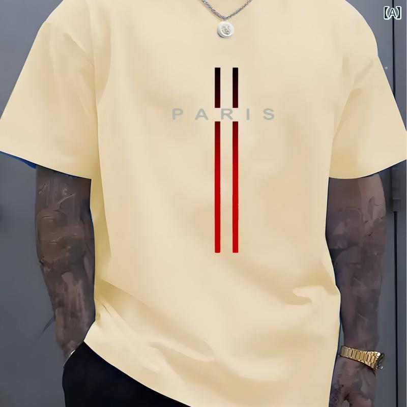 Tシャツ メンズ 春夏 コットン 接触冷感 抗菌 防臭 半袖 丸首 ゆったり カジュアル プリント 運動 スポーツ 英字 おしゃれ 大きいサイズ