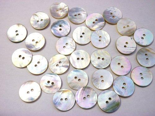 真珠の母貝　ボタン PearlShell　SH-2165 18mm 30個セット