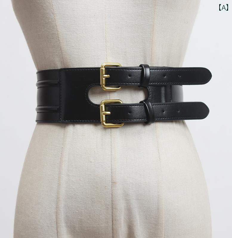 ベルト ウエストマーク 幅広 レディース 婦人 ファッション小物 装飾品 ドレスアップ アクセサリー レトロ おしゃれ ウエスト アレンジ(4.0)