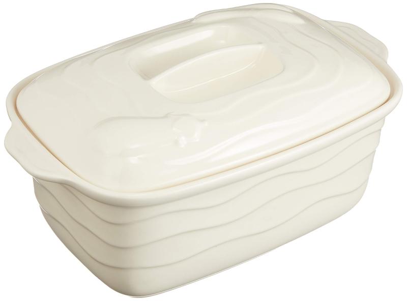 万古焼 ホワイト ぬか漬鉢 34-56-03