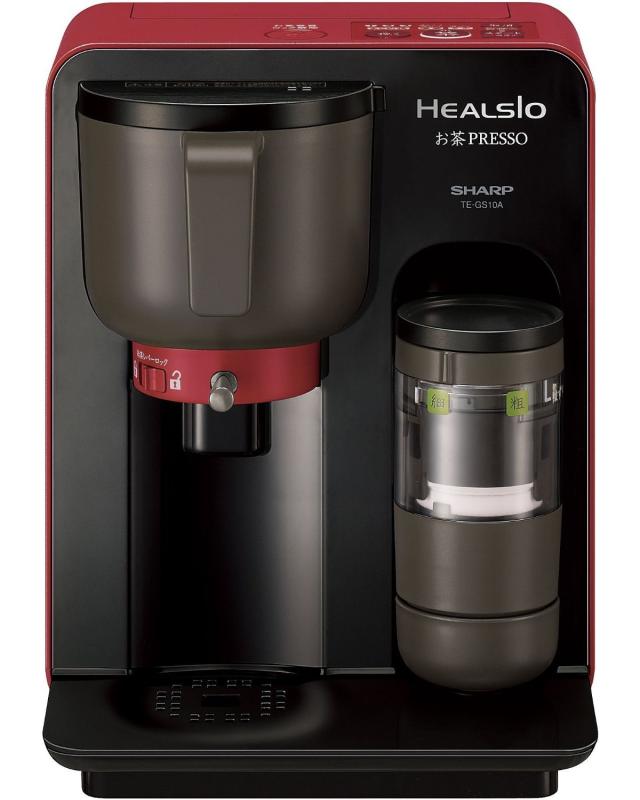SHARP HEALSIO お茶PRESSO レツド系 TE-GS10A-R