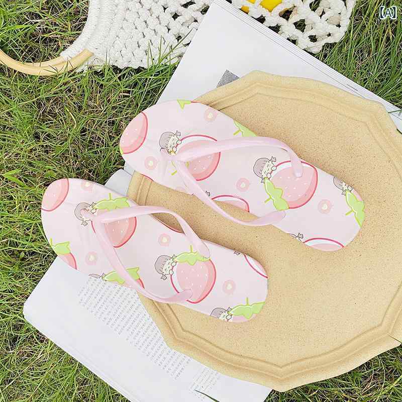 レディース ファッション 夏 夏 靴 ビーチ サンダル フェアリー かわいい フルーツ 海 プール