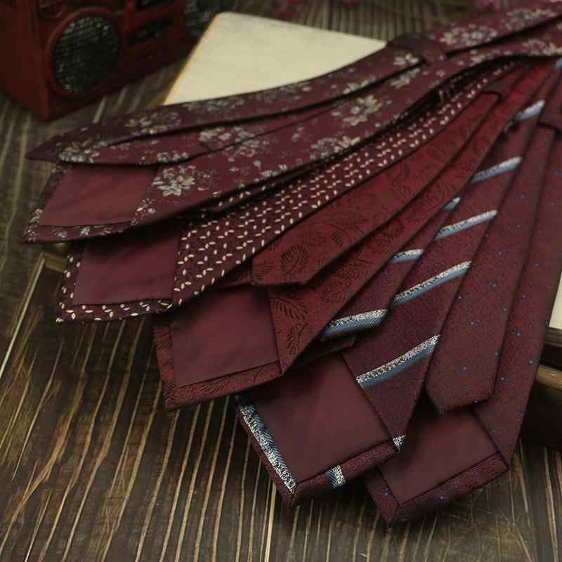 ネクタイ Field Diary バーガンディィ レッド ネクタイ メンズ 新郎 結婚式 ファッション ビジネス フ..