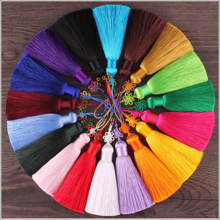 タッセル おしゃれ ショート 精巧 チャイニーズ ノット レーヨン 小さい バッグ ハンギング ブレスレッ..