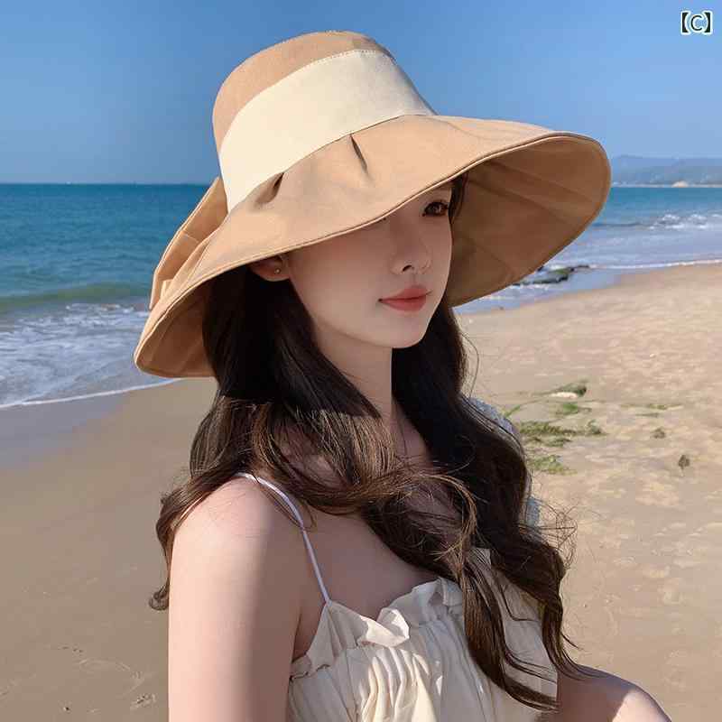 レディース 夏 帽子 日除け アウトドア レジャー サマー 韓国 日焼け防止 女性 抗 ...