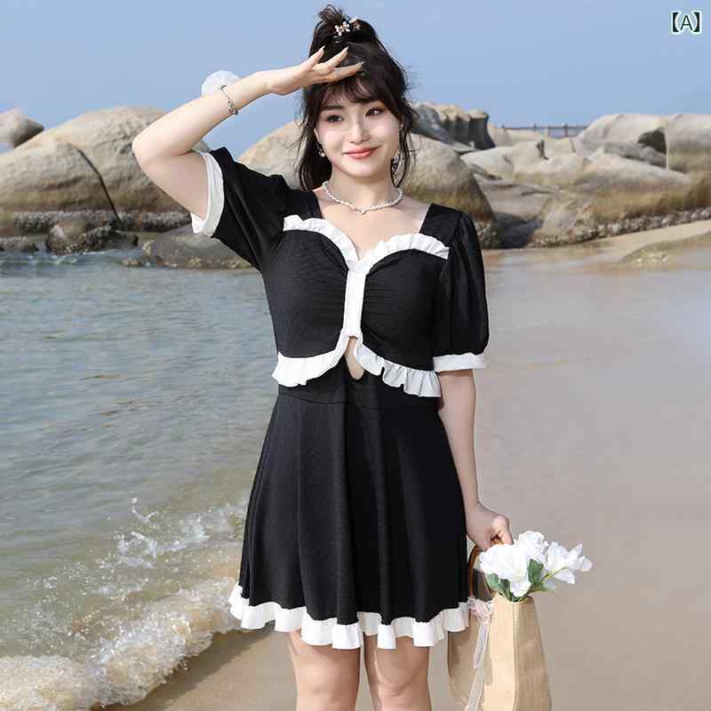 レディース 水着 ぽっちゃり女子 セパレート 温泉 リゾート プール ビーチ 大きいサイズ レディース スーパーサイズ セパレート スカート