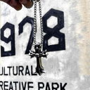 アクセサリー メンズ ネックレス ストリート ヒップ ホップ クロス ペンダント レトロ 色褪せにくい チタン鋼 ペンダント ロング