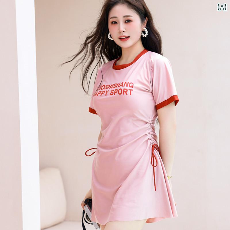 レディース 水着 体型カバー 大きめサイズ かわいい リゾート水着 夏レジャー プール ビーチ 海水浴 追加 大きく レディース 温泉 旅行 ワンピース ボクサー アングル スリム 見せ 体型カバー ぽっちゃり 女の子