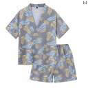 温泉 スーツ リラックス パジャマ 健康ランド 服 女性用 胸部用 綿 スウェット スチーマー 二重層 カップル プリント 男性用 大きいサイズ バスローブ ペディキュア