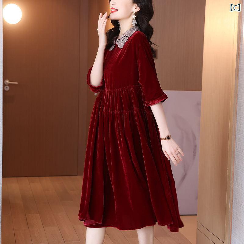 ワンピース レディース 吊りスカート Aライン ミニ 高腰 ノースリーブ 欧美風 ストリート ブラウン 水玉 ドット柄 ポリエステル