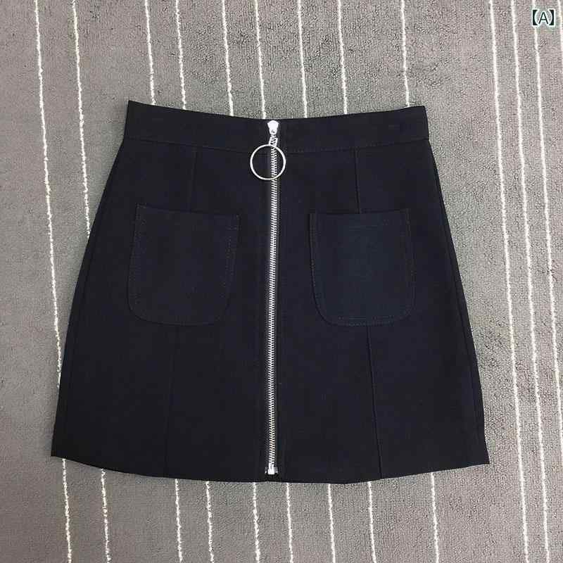 レディース 秋冬 Aラインベルベッドスカート 普段使い ハイウエスト スリム見え カレッジ 女の子 かわ..