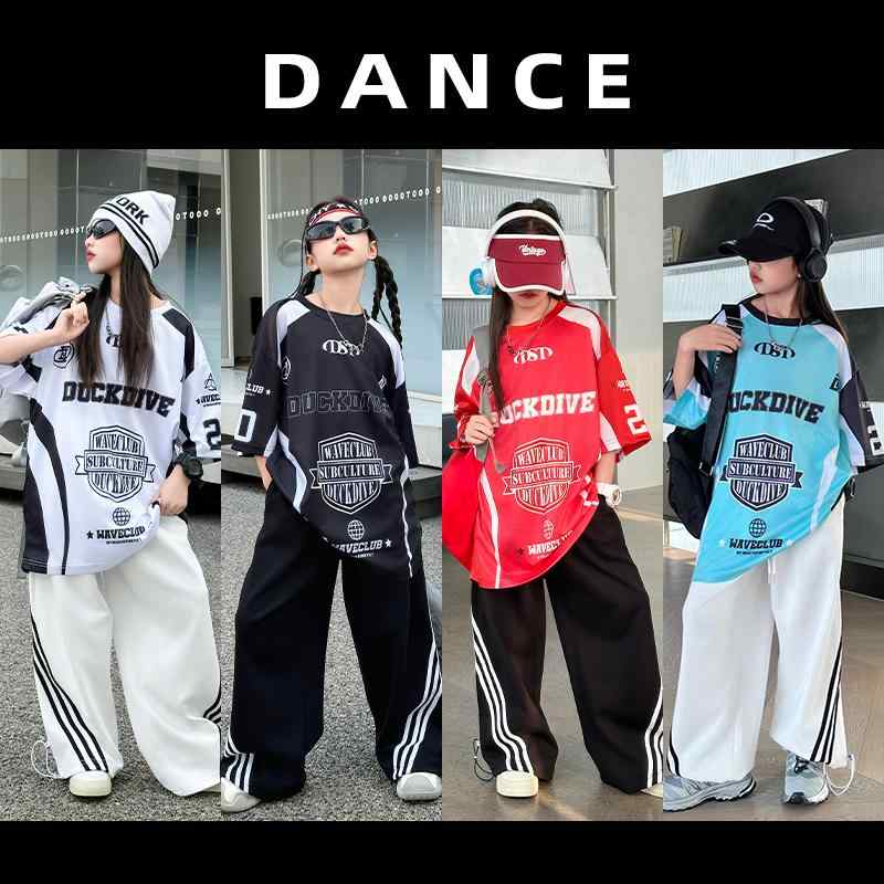 子供服 女の子 男の子 Tシャツ パンツ コスチューム バンド ダンス ヒップホップ ...