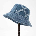 レディース 秋 春 新 ほつれ デニム フィッシャーマン ハット つば広 バケット ハット 日よけ 帽子 韓国