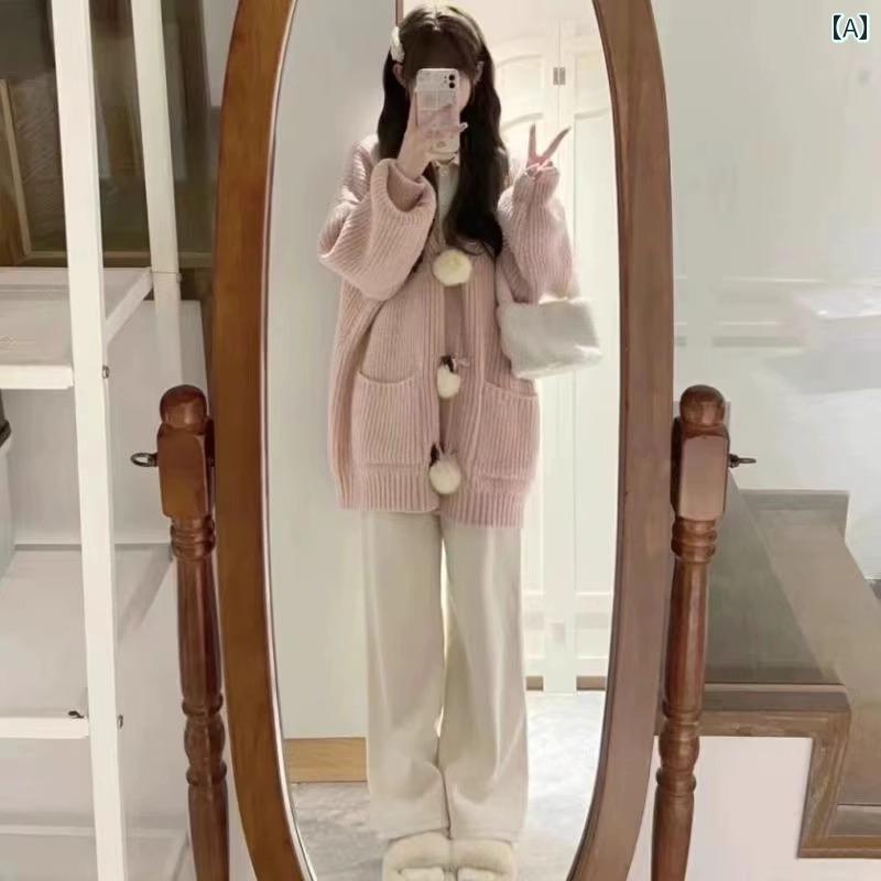 春秋冬 マタニティ パンツ 妊娠初期 ワイドレッグ パンツ 起毛 カジュアル レギン...