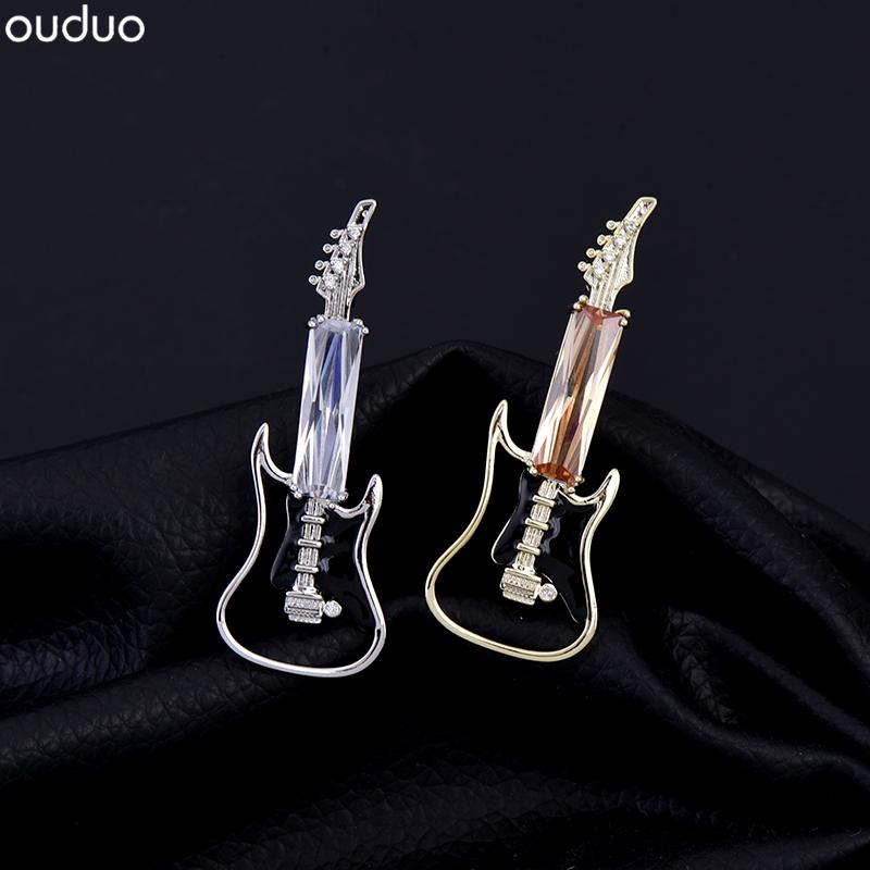 ジャケット レディース ブローチ おしゃれ 服装飾 美しい 韓国 ハイエンド ギター 楽器 ブローチ スーツ コサージュピン バックル ファッション カーディガン バッジ