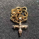 ネックレス かっこいい アメリカ クール ヒップホップ ダブル ガン マスク エンジェル ネックレス サブマシンガン エンジェルペンダント ギフト ジュエリー