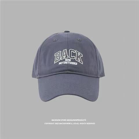 ベースボールキャップ 韓国 レトロ 刺繍 文字 野球帽 夏 帽子 ユニセックス 綿 湾曲つば