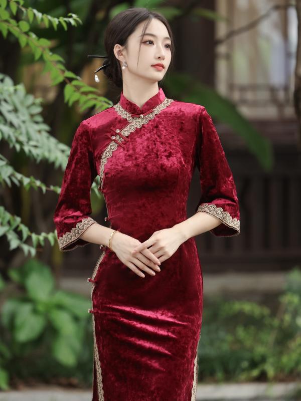 Other - 豪華感 起毛 秋冬 ホーム デイリー スリム 婦人服 低スリット