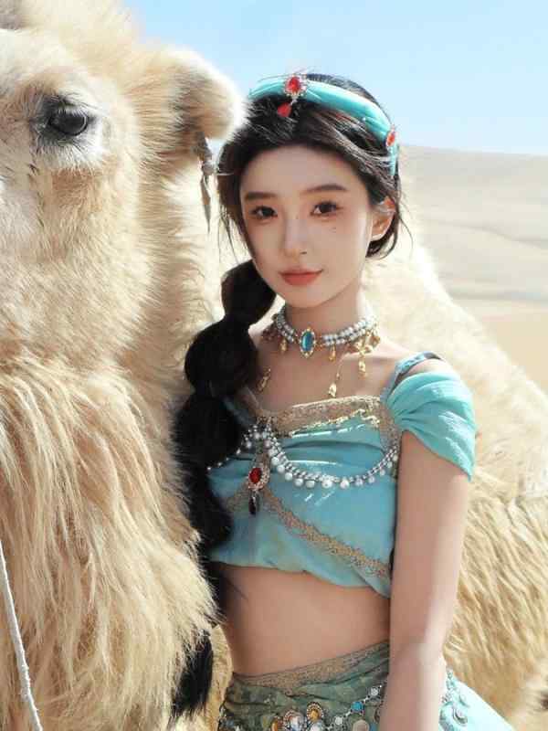 プリンセス 額 チェーン レトロ 漢服 タッセル ネックレス ヘア アクセサリー 敦煌 エキゾチック 写真 ジュエリー