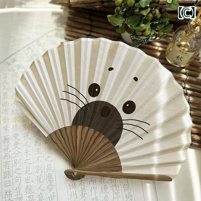 扇子 ファン 団扇 チャイナ風 エキゾチック ユニーク かわいい 折りたたみ ポータブル 普段使い 父の日 母の日 ギフト キッズ