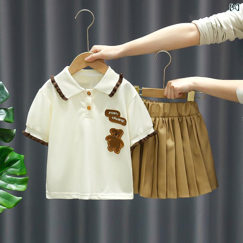 子供服 かわいい セットアップ 姉妹 兄弟 服 子供用 夏服 スーツ 男の子 女の子 大学 スポーツ ツーピース セット 幼稚園 6日間 パフォーマンス 服