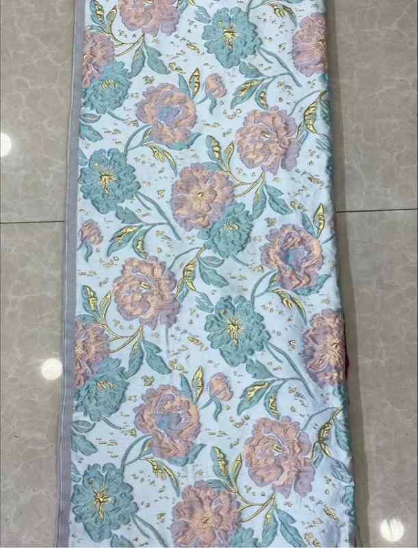 カットクロス 生地 布 花柄 刺繍 手芸 クラフト 裁縫材料 服 DIY ドレス シャツ スカート 衣装制作 洋..