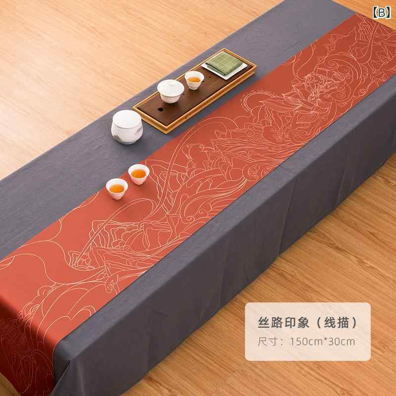 テーブルランナー レトロ テーブルクロス ランチョンマット 塗装 防水 食器 シート...