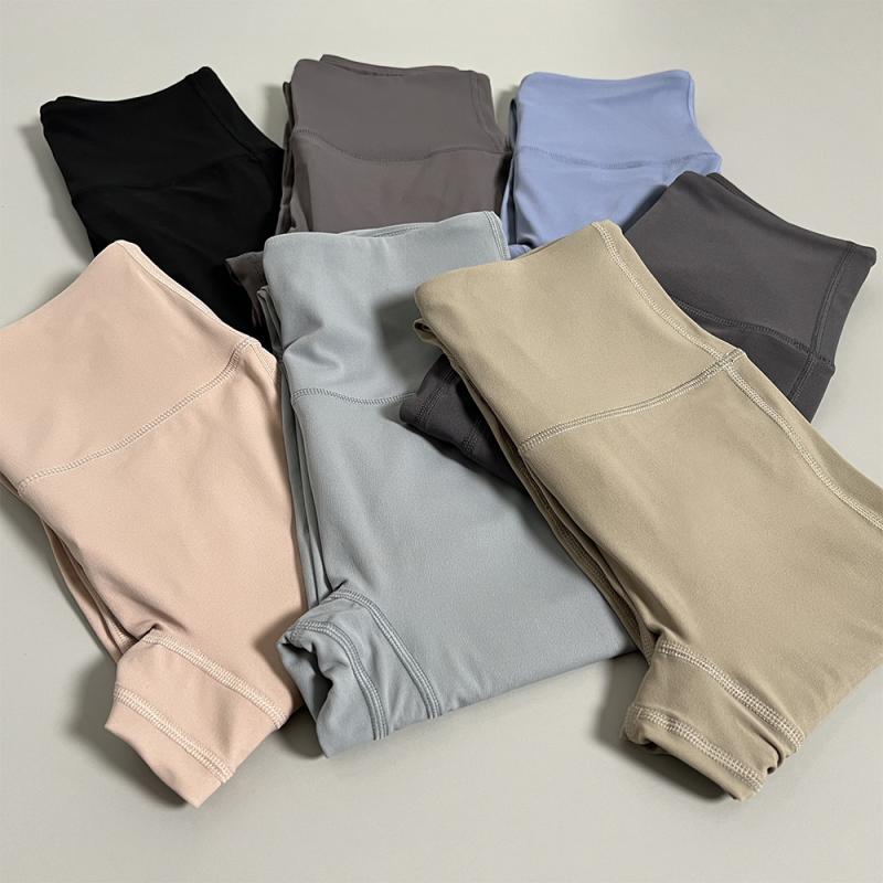 パンツ レディース アウター 着用 シームレス ヨガ ヌード 感覚 ハイウエスト ヒップ アップ タイトフィット フィットネスウェア 速乾 スポーツ