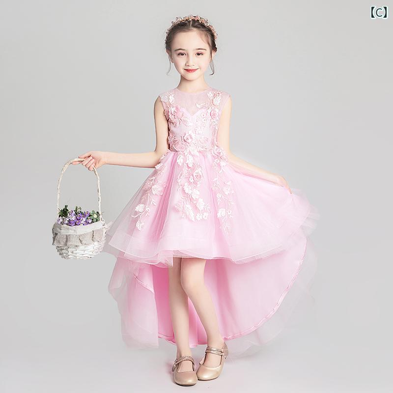 セキュアデポのキッズ 子供服 女の子 フェアリー ドレス かわいい おしゃれ 韓国 着やい プリンセス お祝い セレモニー 式典 祝賀 撮影 発表会 パーティー イベント 結婚式 フラワーガール パフォーマンス コスチューム 衣装 アイテム｜アングル3