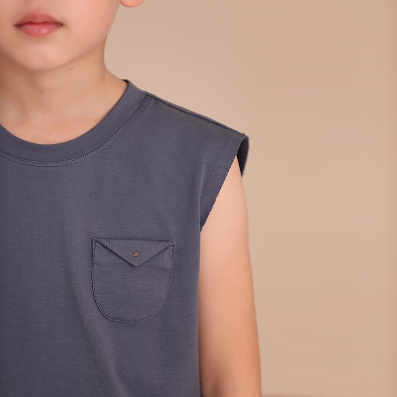 トップス Tシャツ キッズ おしゃれ ナチュラル 子供服 夏 子供 親子 綿 ゆったり カジュアル ラウンドネック 無地 ベスト 半袖