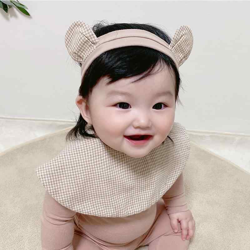ベビー よれかけ 春秋 赤ちゃん フェイク 首輪 かわいい 新生児 綿 韓国 男の子 女の子 アプリコット ..