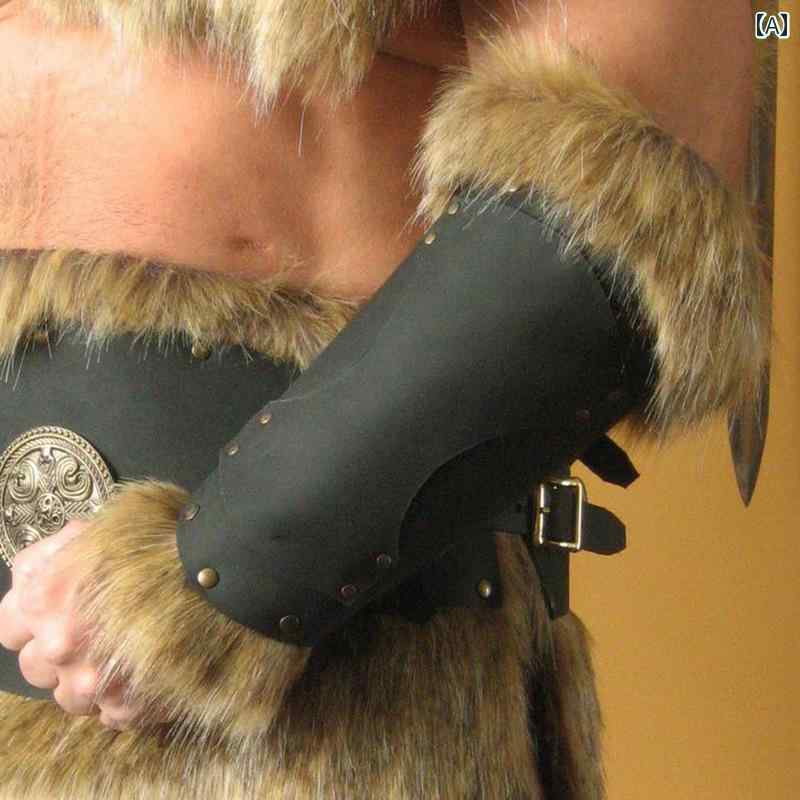 アメリカ レトロ PUレザー ソリッドカラー 風 保護具 リストバンド ステージ パフォーマンス コスプレ 小道具 ユニセックス