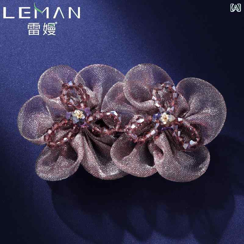 ヘア クリップ バレッタ ヘアアクセサリー 頭飾り おしゃれ 上品 シンプル ファッション ヘアアレンジ ..