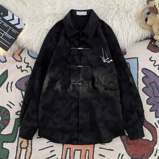 メンズ 中華風 ファッション トップス かっこいい カットソー シャツ レトロ チャイナ風 唐装 メンズ 漢服 カジュアル 長袖 通気性 春秋 メンズ 中華風 ファッション トップス かっこいい カットソー シャツ レトロ チャイナ風 唐装 メンズ 漢服 カジュアル 長袖 通気性 春秋