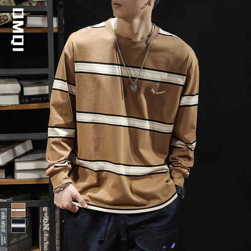 メンズ ロンT トレーナー 綿 レトロ ストライプ 長袖 Tシャツ 大きめサイズ オーバーサイズ 大きめサイズ スウェットシャツ