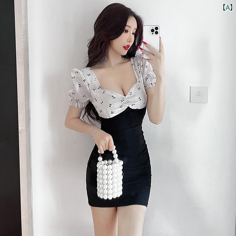 キャバドレス パーティー ミニスカート 接客 ラウンジ キャバ 夜の蝶 アゲハ 衣装 ワンピース ヒップラインフィット タイト セクシー 魅惑 アーバン スタイリッシュ レディース