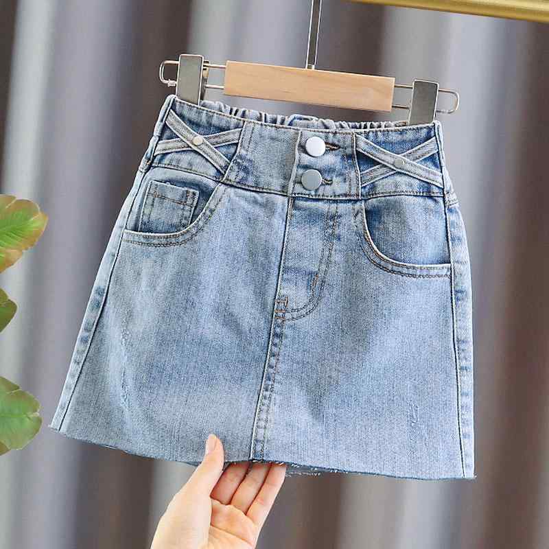 デニムスカート キッズ ファッション スカート デニム キュロット ショート レッグ スリム 女の子 カジュアル 子供 夏