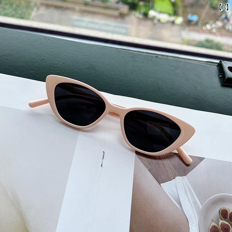 サングラス レディース おしゃれ 紫外線対策 アイウェア レトロ ストリート 撮影 写真 かわいい 普段使い生活 レジャー 旅行 シンプル 紫外線対策