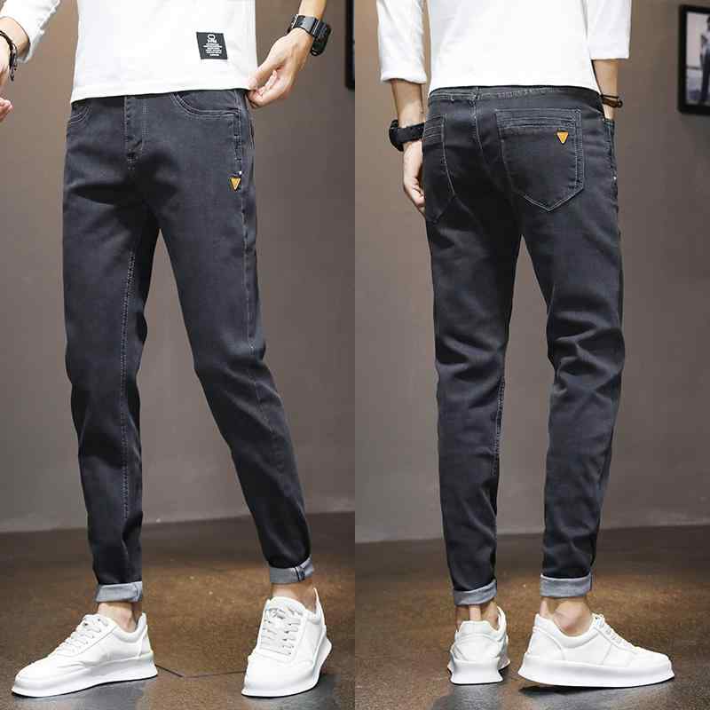 Skinney Pants - ジーンズ メンズ デニム おしゃれ カラーデニム カジュアル 春夏 ブラック グレー ジーンズ スリムフィット シンプル ストレッチ ロング パンツ