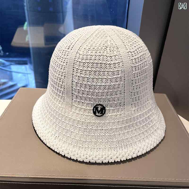 レディース 夏 帽子 日除け アウトドア レジャー 韓国 M 標準 通気性 バケット ハット 女性 サマー 旅行 すっぴん 日焼け防止 フィッシャー