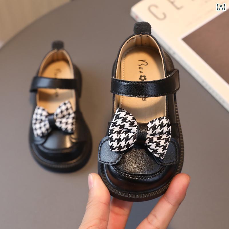 ベビー キッズ シューズ 女の子 赤ちゃん フォーマル 靴 春秋 プリンセス ソフト ソール 幼児 リボン 滑りにくい 通気性 革靴