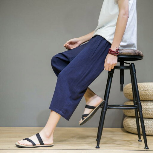 メンズ 中国風 ファッション チャイナ風 夏 リネン メンズ 七分パンツ ゆったり 大きめサイズ 綿 リネン ストレート パンツ カジュアル メンズ 中国風 ファッション チャイナ風 夏 リネン メンズ 七分パンツ ゆったり 大きめサイズ 綿 リネン ストレート パンツ カジュアル