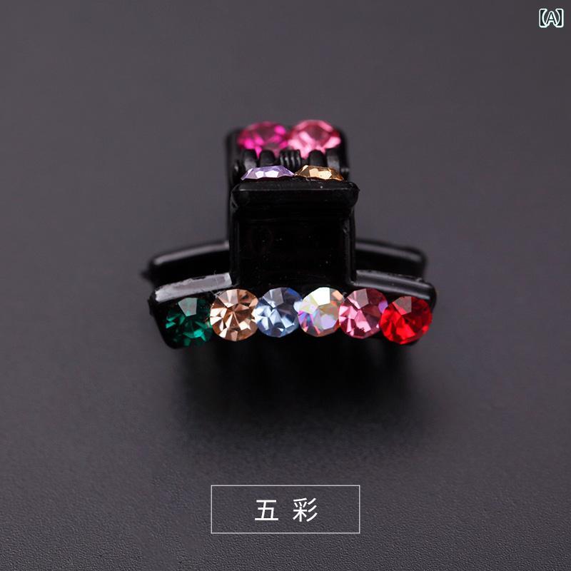 ラインストーン アクセサリー ヘア 髪留め 髪飾り セット ミニ グラバー 前髪 小さい シンプル ヘアピン 韓国