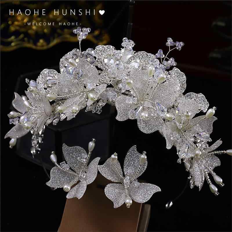 ティアラ ビーズ フェアリー 花嫁 ウェディング 髪飾り フォトスタジオ パーティー 結婚式 フェミニン ゴージャス きらきら