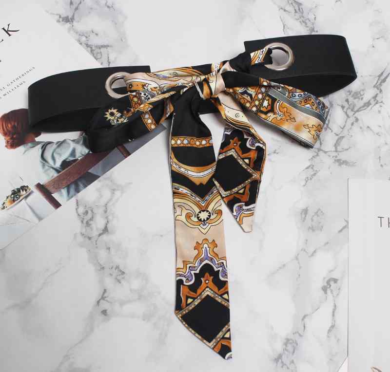 ベルト レディース おしゃれ アメリカ 取り外し 可能 スカーフ ベルト シャツ チュニック ベルト ガードル ドレス 装飾 ファッション