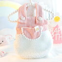 ペット品 洋服 ワンちゃん 猫ちゃん コットンコート おしゃれ 犬服 秋冬 厚手 猫 姫 ウサギ耳 スリング かわいい 小型犬 テディ ペット