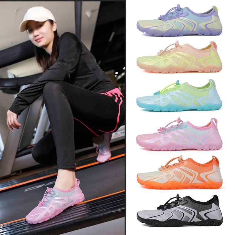 フィットネス シューズ 総合トレーニング レディース ヨガ ダンス 体操 衝撃吸収 屋内 レディース メンズ メンズ レディース ラウンドトゥ