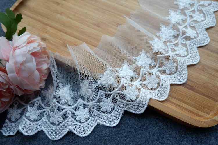Other - 生地 布 レース メッシュ 刺繍 手芸 クラフト 裁縫材料 服 DIY ドレス 衣装制作 洋裁 素材 クロス