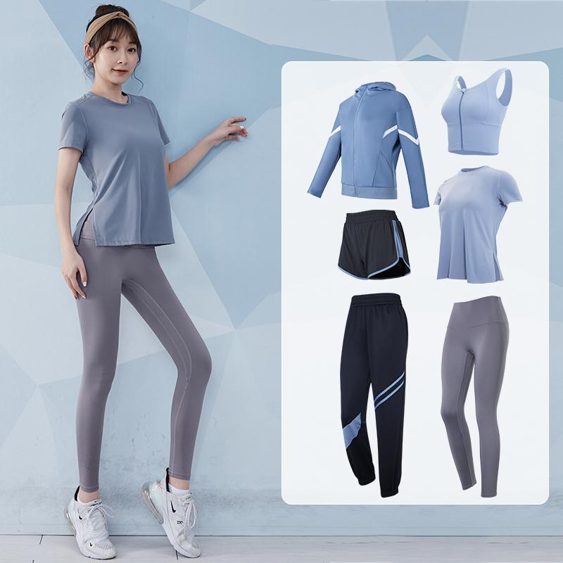 Other - トレーニング ヨガ スーツ レディース 夏 ファッション 朝 ランニング フィットネス 服 速乾 スポーツウェア セットアップ レディース