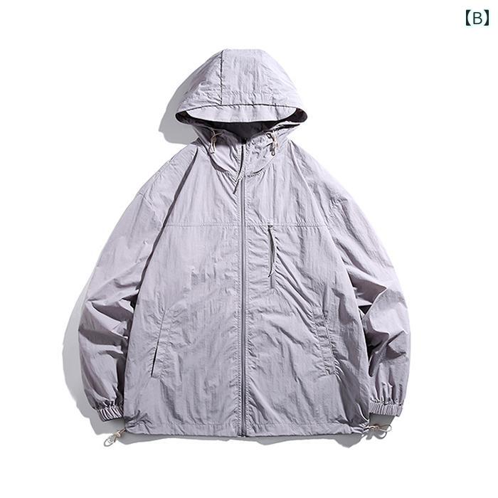 レディース 夏 長袖 薄手パーカー アウター 日焼け防止 服 レディース アウトドア レジャー クール 軽量 快適 カジュアル ジッパー フード付 おしゃれ 通気性 普段使い使い 外出 キャンプ ビーチ secure-depo-10255465 セキュアデポ サンプル画像2